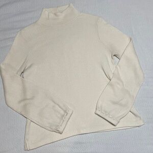 Madewell Off White Cream Top Long Sleeve Sweater Sz XS